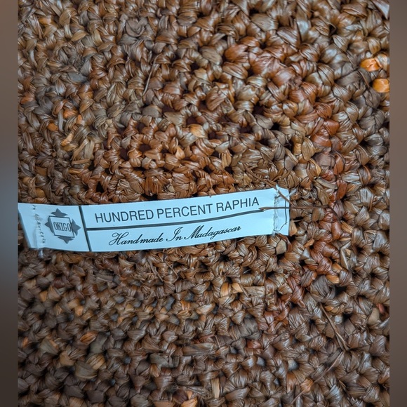 Chic Rust Woven Sun Hat - Picture 7 of 7